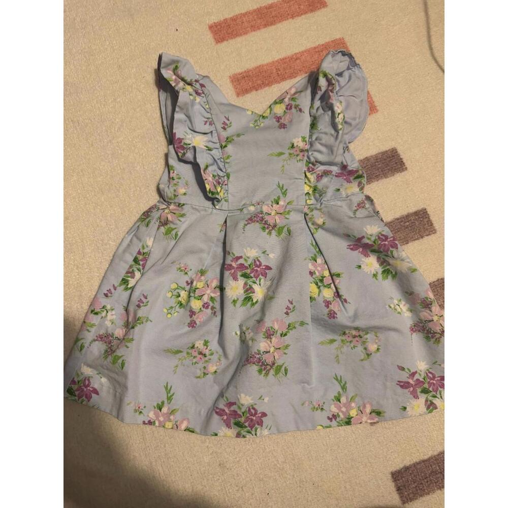 Janie and Jack Blue Summer Party Dress size 3 / 3T Excellent Condition